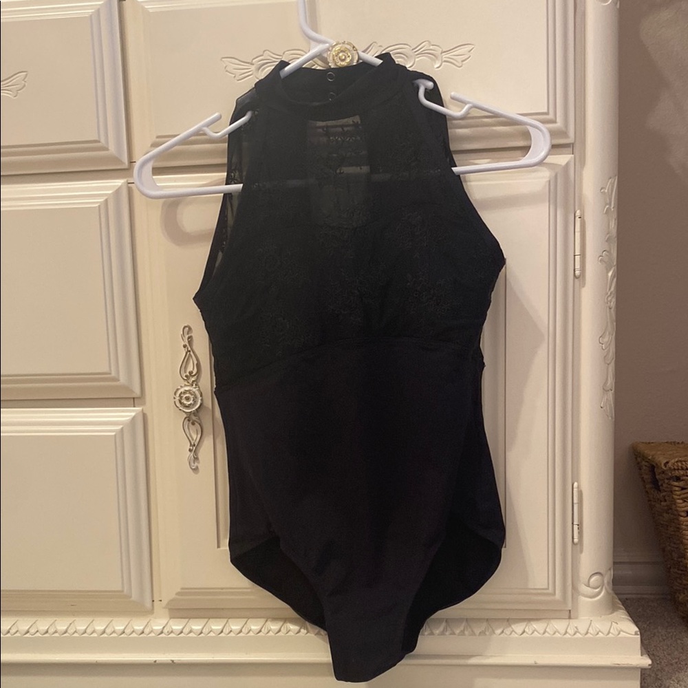 Black Suffolk ballet leotard